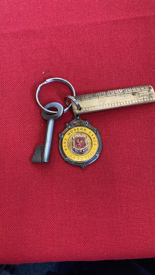 Manx Dance Festival Key Ring 1970